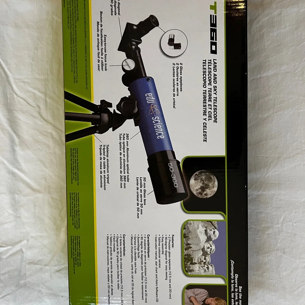Edu-Science T360 Kids Telescope NIB - Picture 2 of 3